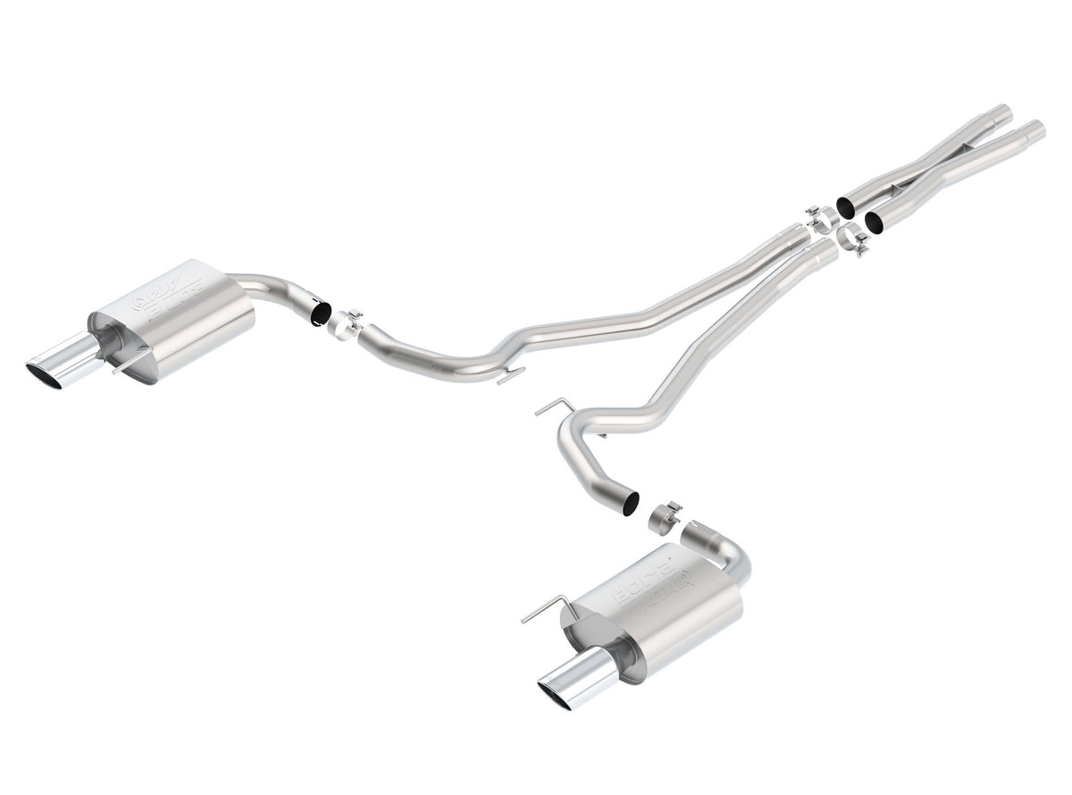 Borla Catback Exhaust Ford Mustang GT/ GT Conv. [S-Type/ATAK/Touring ...