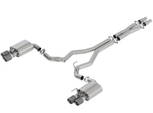 Load image into Gallery viewer, 2266.99 Borla Catback Exhaust Ford Mustang GT 5.0L V8 w/ active exhaust [S-Type/ATAK] (18-20) Silver/Black Chrome/Carbon Fiber - Redline360 Alternate Image