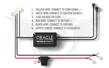 Load image into Gallery viewer, 269.96 Oracle Headlight DRL + Halo Upgrade Kit Ford Mustang (18-21) ColorSHIFT w/ Sequential Turn Signal 1446-332 - Redline360 Alternate Image