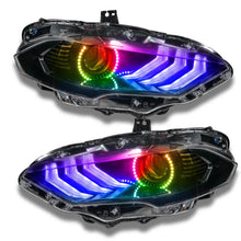 Load image into Gallery viewer, 269.96 Oracle Headlight DRL + Halo Upgrade Kit Ford Mustang (18-21) ColorSHIFT w/ Sequential Turn Signal 1446-332 - Redline360 Alternate Image