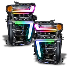 Load image into Gallery viewer, Oracle Headlight DRL Upgrade Kit Chevy Silverado 2500/3500 (20-21) [ColorSHIFT RGB+W] w/ or w/o Controller - w/o Controller Alternate Image