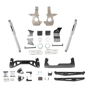 699.43 Belltech Lift Kit Chevy Silverado / GMC Sierra 1500 4WD Ext & Crew Cab (07-13) Front And Rear - 4" or 7"- 9" Lift - Redline360