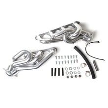 Load image into Gallery viewer, BBK 1-5/8" Shorty Headers Ford Mustang 5.0L V8 Fox (86-93) [1-5/8 Shorty Equal Length/ CARB/SMOG Legal] Titanium or Polished Silver Ceramic - Polished Silver Ceramic Alternate Image