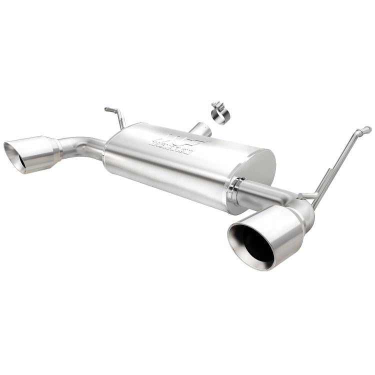 584.11 Magnaflow Axleback Exhaust Jeep Wrangler JK V6 3.6L (2007-2018) Polished or Black Coated - Redline360