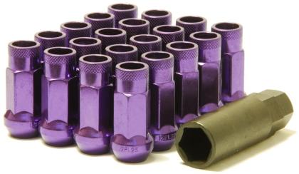 Muteki SR48 Extended Racing Lug Nuts 20pcs - Purple 