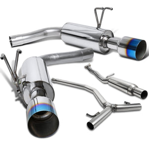 Spec-D Tuning Dual Catback Exhaust System Burnt Tip Compatible