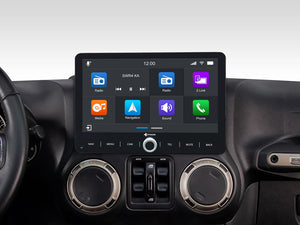 Dynavin 8 Pro Radio Navigation Jeep Wrangler JK (07-18) 10.1" Touchscreen Android Auto / Apple Carplay
