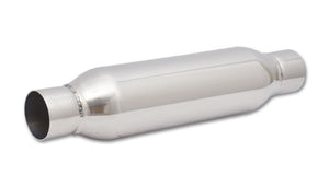 83.95 Vibrant Bottle Style Resonator (2.5" Inlet/Outlet 18" Long) Stainless 1793 - Redline360