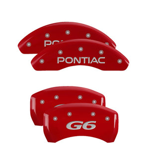 229.00 MGP Brake Caliper Covers Pontiac G6 (2005-2010) Red / Yellow / Black - Redline360