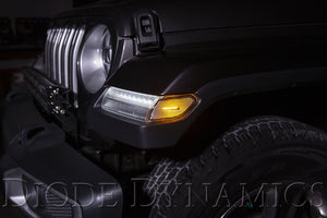 90.00 Diode Dynamics LED Sidemarkers Jeep JL Wrangler/Gladiator (18-21) Clear / Amber / Smoked - Redline360