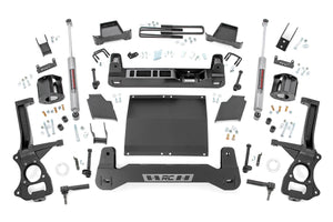 Rough Country Lift Kit GMC Sierra 1500 Trailboss / AT4 4WD (2019-2022) 4" Lift w/ Lifted Knuckles