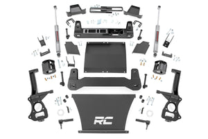 Rough Country Lift Kit GMC Sierra 1500 Trailboss / AT4 4WD (2019-2022) 4" Lift w/ Lifted Knuckles