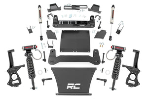 Rough Country Lift Kit Chevy Silverado 1500 Trailboss / AT4 4WD (2019-2022) 4" Lift w/ Lifted Knuckles