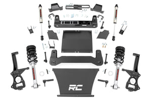 Rough Country Lift Kit GMC Sierra 1500 Trailboss / AT4 4WD (2019-2022) 4" Lift w/ Lifted Knuckles