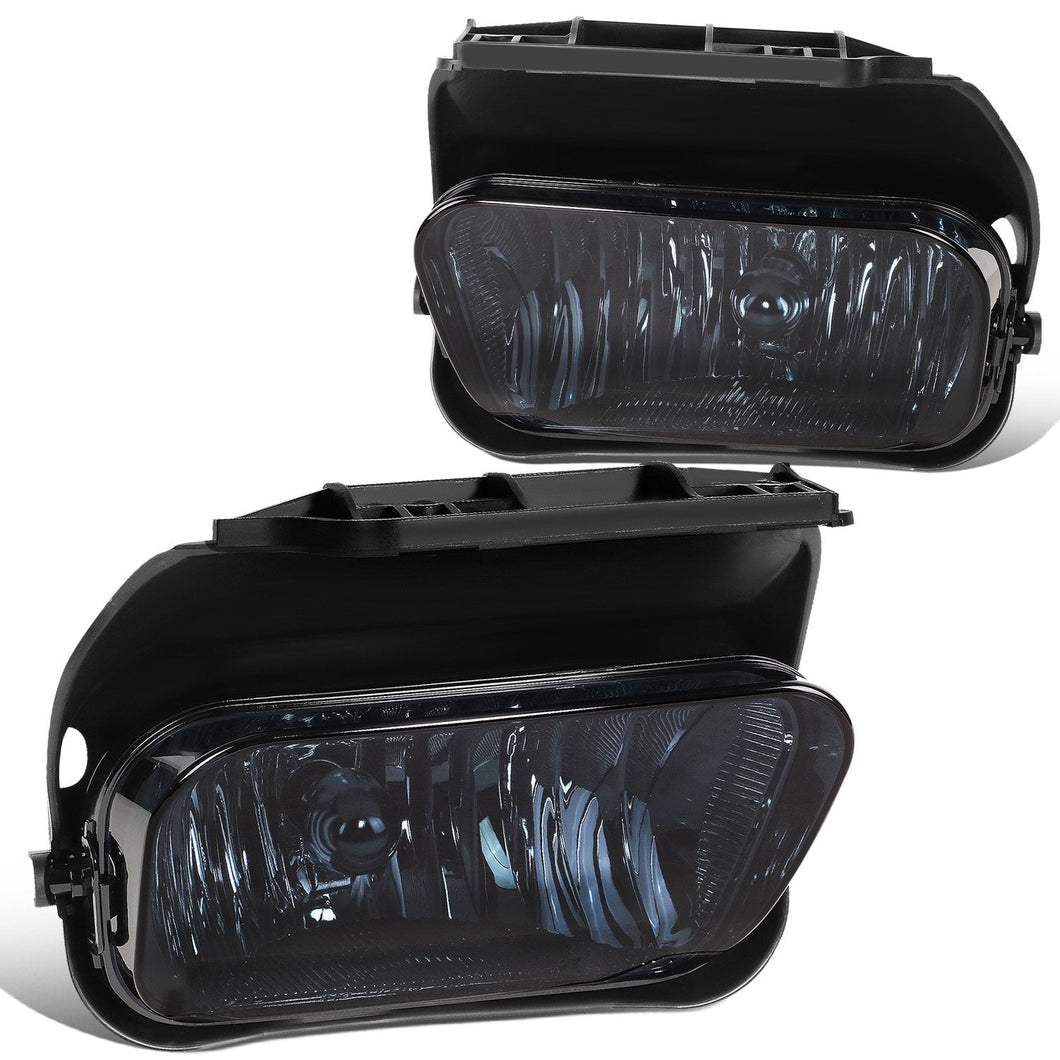 DNA Fog Lights Chevy Avalanche (02-06) w/ Bracket - Blue Smoked Lens
