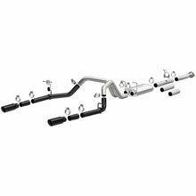 Load image into Gallery viewer, Magnaflow Catback Exhaust Chevy Silverado 2500HD/3500HD V8 6.0L (11-19) [Street Series w/ Black Tips] Single Passenger Side Rear or Dual Split Rear Exit - Dual Split Rear Alternate Image