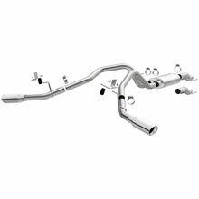 Load image into Gallery viewer, Magnaflow Catback Exhaust Ford F150 V6 2.7L/3.5L / V8 5.0L (15-23) [Street Series w/ Polished Tips] Dual Same Side / Single Passenger Side Rear / Dual Split Rear Behind Rear Tires Exit - Dual Split Rear Behind Rear Tires Alternate Image