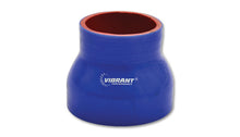 Load image into Gallery viewer, 30.99 Vibrant Performance Reducer Coupler [3.00&quot; I.D. x 2.50&quot; I.D. x 4.50&quot; Long - 4-Ply Reinforced Silicone] Black or Blue - Redline360 Alternate Image