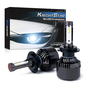 71.99 Xprite Knight Star All-In-One CSP LED Headlight Conversion Kit - Redline360