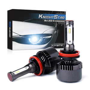 71.99 Xprite Knight Star All-In-One CSP LED Headlight Conversion Kit - Redline360