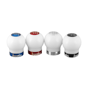 Boomba Racing Round Shift Knob Ford Fiesta ST (14-19) [270g V2] White Delrin