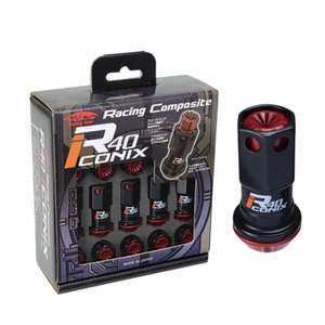Project Kics Lug Nuts Set [R40 Iconix Racing Composite] 12X1.5 or 12X1
