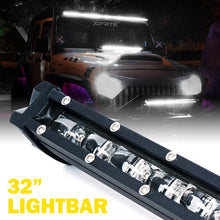 Load image into Gallery viewer, Xprite Flood Beam CREE LED Light Bar Ultra Thin Astro Series - 8"/14"/20"/26"/32"/38"/42'/44"/50" - 32" Alternate Image
