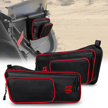 Load image into Gallery viewer, Xprite Rear Side Door Storage Bags Can-Am Maverick/X3/Max/XRS/XDS/Turbo R (2017-2020) Red / White - Red Alternate Image