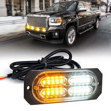 Load image into Gallery viewer, Xprite Squad Series 4W Flush Mount Side Marker Strobe Light - Blue/Red/White/Amber/Combo - White-Amber Alternate Image