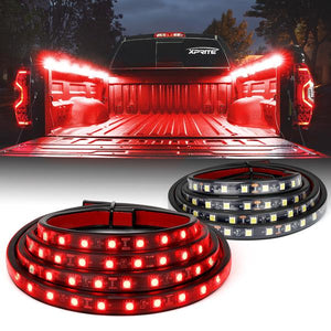 26.99 Xprite Spire Series LED Truck Bed Light Strips - Blue / Pink / Red / White - Redline360