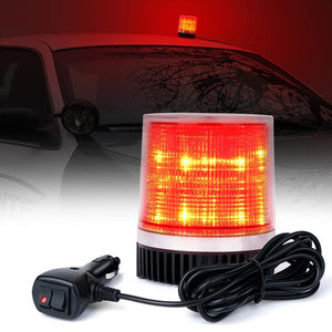 22.49 Xprite 12 LED 6W LED Magnetic Mount Strobe and Rotating Beacon Light - Blue / Red / Red-Blue / Amber - Redline360