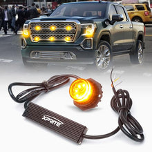 Load image into Gallery viewer, Xprite Conceal Series LED Hide-A-Way Emergency Strobe Light - White / White-Amber / Amber - Amber Alternate Image