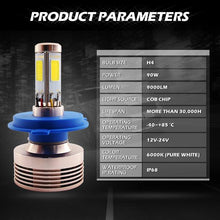 Load image into Gallery viewer, Xprite COB LED Headlight Conversion Kit 4S series - 9006/HB4 or 907/HB5 or H4 or H8/H9/H11 or H7 or H13 - H4 Alternate Image