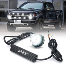Load image into Gallery viewer, Xprite Conceal Series LED Hide-A-Way Emergency Strobe Light - White / White-Amber / Amber - White Alternate Image
