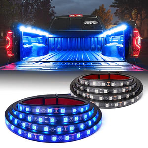 26.99 Xprite Spire Series LED Truck Bed Light Strips - Blue / Pink / Red / White - Redline360