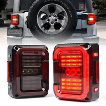 Load image into Gallery viewer, Xprite LED TaillightsJeep Wrangler JK (2007-2018) Inspire Series - Clear / Smoke - Smoke Alternate Image