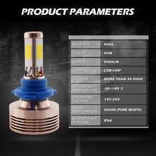 Load image into Gallery viewer, Xprite COB LED Headlight Conversion Kit 4S series - 9006/HB4 or 907/HB5 or H4 or H8/H9/H11 or H7 or H13 - 9006/HB4 Alternate Image