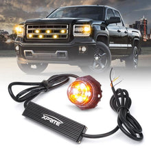 Load image into Gallery viewer, Xprite Conceal Series LED Hide-A-Way Emergency Strobe Light - White / White-Amber / Amber - White-Amber Alternate Image