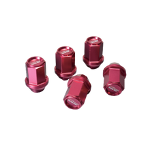 Load image into Gallery viewer, Project Kics Lug Nuts &amp; Lock Set [Leggdura Racing - Optional Finish] M12X1.50 or M12X1.25 - 20 pcs / M12X1.50 / Red Alternate Image