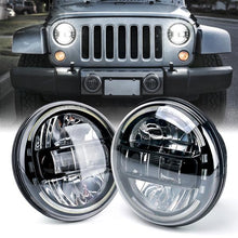 Load image into Gallery viewer, 179.99 Xprite  LED Headlights AM General Hummer (1992-2001) H1/H2 (2003-2009) w/ Halo DRL - Black / Chrome - Redline360 Alternate Image