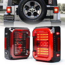 Load image into Gallery viewer, Xprite LED TaillightsJeep Wrangler JK (2007-2018) Inspire Series - Clear / Smoke - Clear Alternate Image