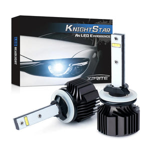 71.99 Xprite Knight Star All-In-One CSP LED Headlight Conversion Kit - Redline360