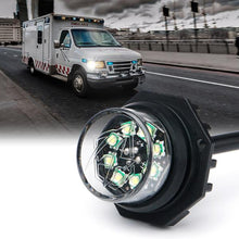 Load image into Gallery viewer, Xprite Conceal Series LED Hide-A-Way Emergency Strobe Light - White / White-Amber / Amber - White Alternate Image