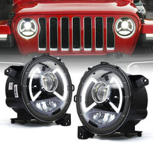 Load image into Gallery viewer, Xprite Headlights Jeep Wrangler JL / Gladiator JT (2018-2023) X-Pro CREE LED Dark Bat Series w/ DRL - Default Title Alternate Image