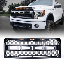 Load image into Gallery viewer, 116.99 Xprite Raptor Style Grill Ford F150 (2009-2014) w/ LED Running Lights - Redline360 Alternate Image
