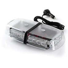 Load image into Gallery viewer, Xprite Beta Series 12W LED Rooftop Strobe Light with Magnetic Base - Blue/Red/Red-Blue/White/White-Amber/Amber - Blue Alternate Image
