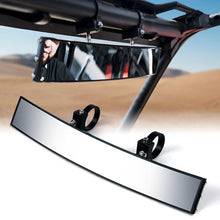 Load image into Gallery viewer, Xprite 17.5" Convex Rear Wide View Tempered Glass Mirror for UTVs with 1.75" Rollbars - UTV-CM-G2 - Default Title Alternate Image