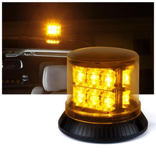 Load image into Gallery viewer, Xprite Revolving Strobe Beacon Light Amber 18 LED 12 Flash Patterns 18W - SL-L15-Y - Default Title Alternate Image