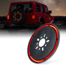 Load image into Gallery viewer, Xprite Spare Tire LED Brake Light Jeep Wrangler JL (2018-2020 ) 14" Cyclone Series - TL-JL-WHEEL-G1 - Default Title Alternate Image