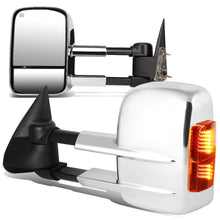 Load image into Gallery viewer, DNA Towing Mirrors Chevy Silverado (03-07) Black or Chrome + Optional Signal Light + Powered or Manual Alternate Image